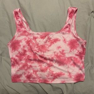 Shein, size S, tie dye pink tank top